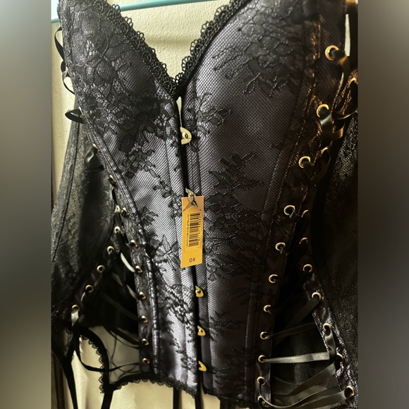 Adore Me Aurora Unlined Plus | Black/Purple | NWT | 0XL - Picture 7 of 9